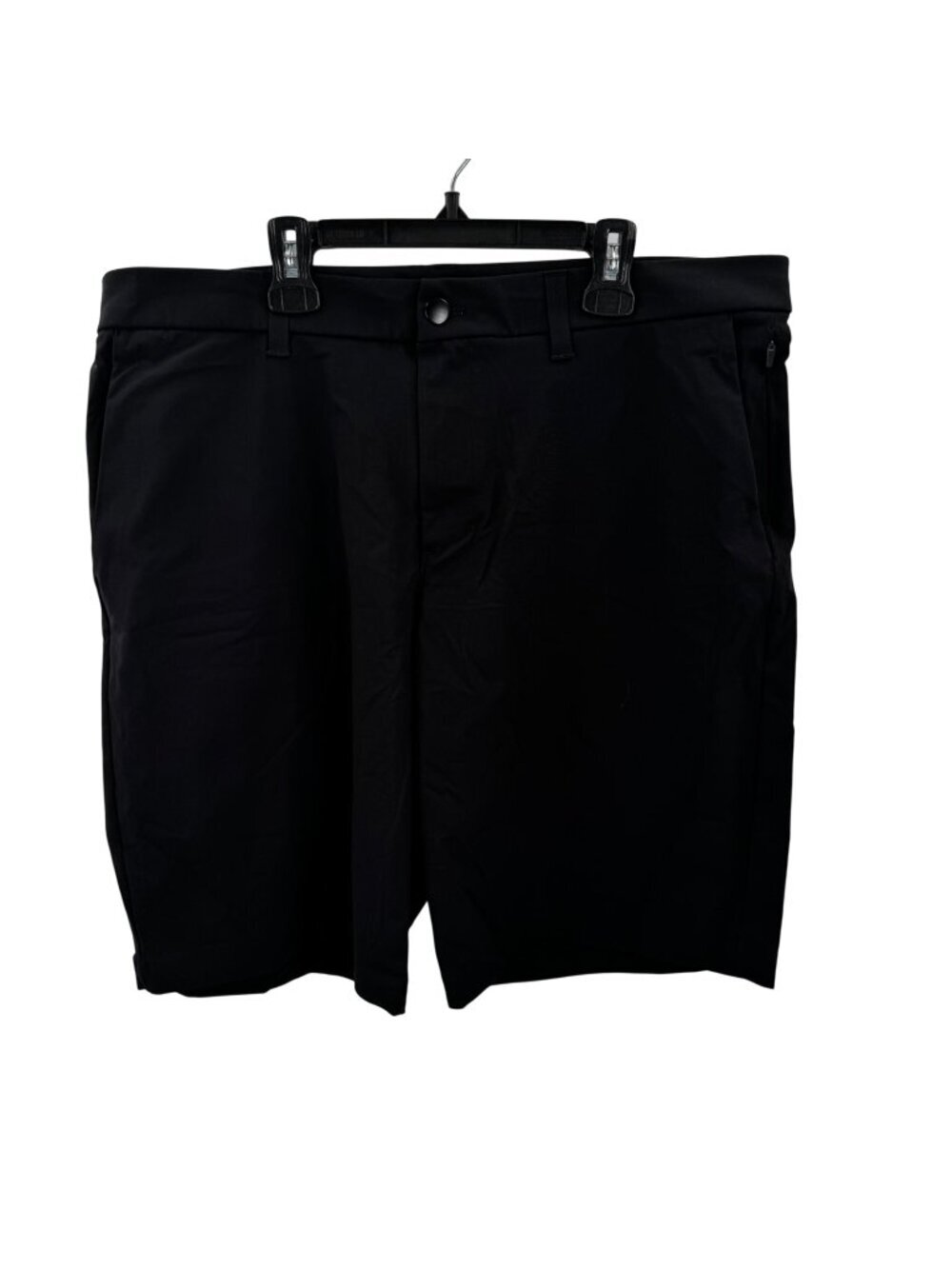 Lululemon Commission Relaxed Fit Warpstreme Shorts Black Mens 11" Size 36